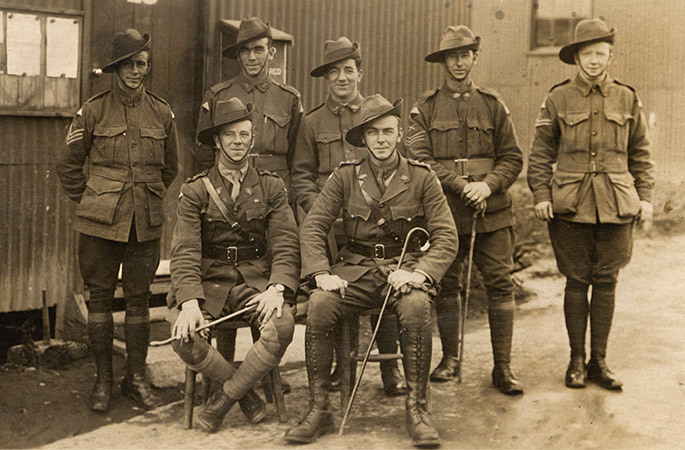 Australian servicemen WWI